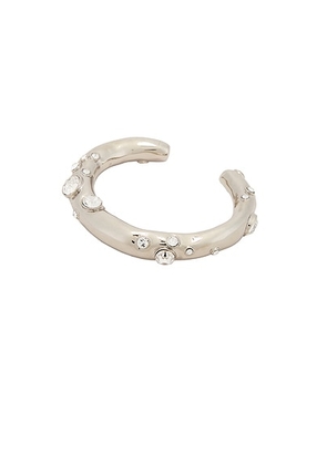 Dries Van Noten Cuff Bracelet in Silver. Size S (also in ).