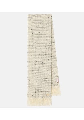Valentino VLogo wool-blend scarf