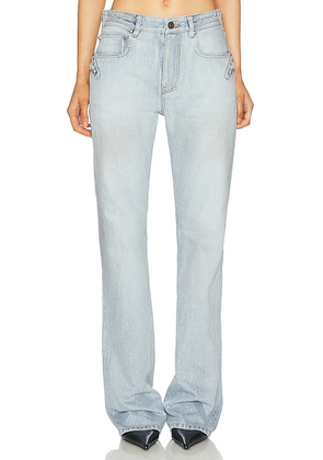 Balenciaga City Straight Leg in Light Blue - Blue. Size 28 (also in 24, 29).