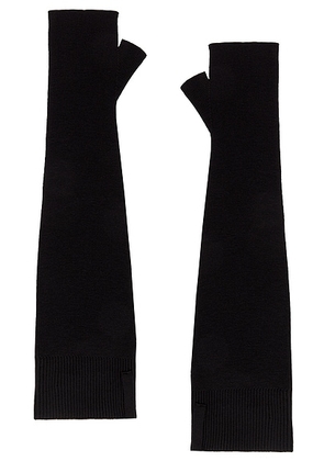 Dolce & Gabbana Gloves in Black - Black. Size all.