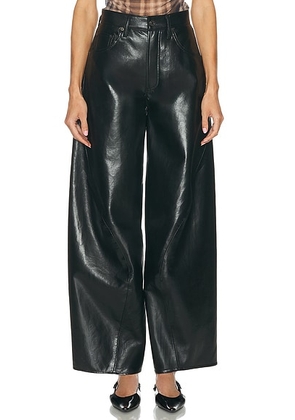 AGOLDE Twist Wide Leg in Detox - Black. Size 24 (also in 23, 25, 26, 27, 28, 29, 30, 33).