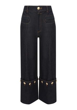 Zimmermann Rebellion Straight Crop Jean - Moda Operandi