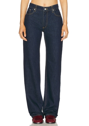 EZR Straight Leg in Rinse - Blue. Size 24 (also in 26, 27, 29).