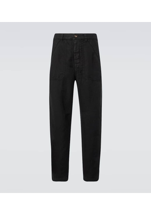 Brunello Cucinelli Linen gabardine tapered pants