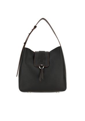 Hogan Leather Hobo Bag