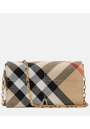 Burberry Snip Burberry Check Mini crossbody bag