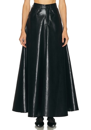 AGOLDE Odin Skirt in Detox - Black. Size 25 (also in 24, 26, 27, 28, 33).