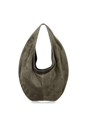 Maeden Market Kelp Suede Tote