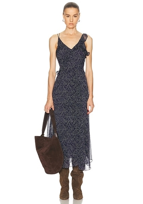 Isabel Marant Etoile Luxie Dress in Midnight - Navy. Size 36 (also in 34, 38).