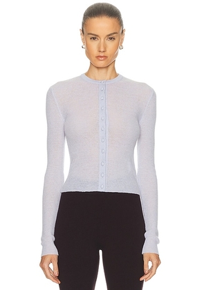 Citizens of Humanity Tabitha Cardigan Sweater in Pale Blue - Baby Blue. Size S (also in XS, M, L).