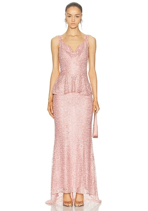 AKNVAS Klara Gown in Mauve - Mauve. Size 0 (also in 2, 4, 6, 8).
