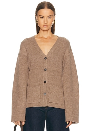 EAVES x Coco Sophie Structured Cardigan in Pecan - Brown. Size M (also in L, S, XL, XS).