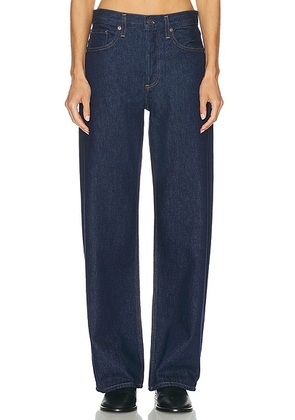 AGOLDE Arc Loose Wide Jeans in Rinse - Blue. Size 23 (also in 25, 26, 31, 33, 34).