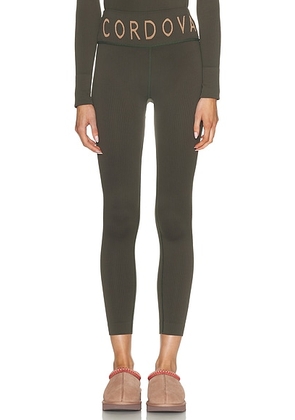 CORDOVA Baselayer Bottom in Khaki - Olive. Size XS/S (also in M/L).