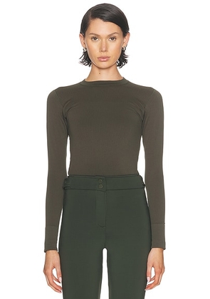 CORDOVA Baselayer Top in Khaki - Olive. Size XS/S (also in M/L).