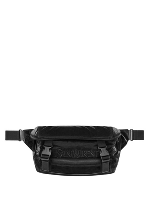 Saint Laurent Silktech Canvas Crossbody Bag