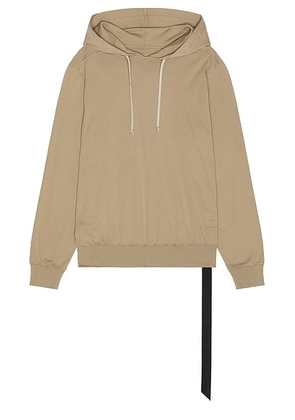 DRKSHDW by Rick Owens Oversized Hoodie in Dirty Pearl - Beige. Size M (also in S, L).
