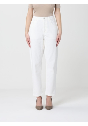 Jeans BRUNELLO CUCINELLI Woman color White