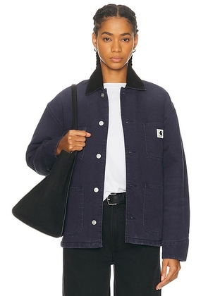 Carhartt WIP Og Michigan Jacket in Dark Navy & Black - Blue. Size S (also in XS).