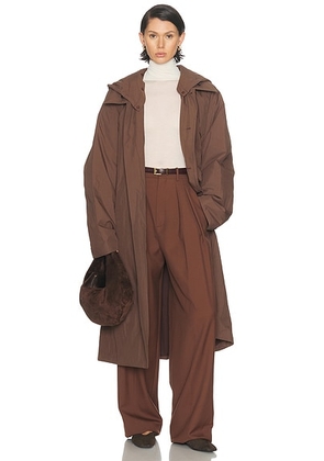 Aya Muse Padded Jacket in Chocolate - Brown. Size M (also in XS, S, L).