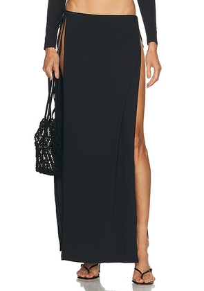 Bond Eye Wynn Maxi Skirt in Black Bare - Black. Size XS/S (also in M/L).