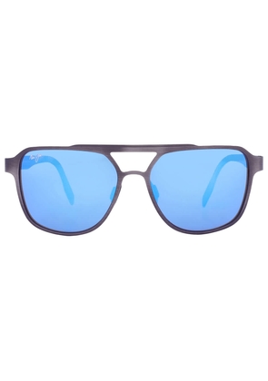 Maui Jim 2nd Reef Blue Hawaii Navigator Mens Sunglasses B607-14 59