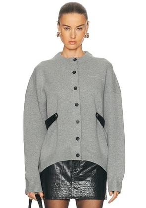 Alexander Wang Cardigan in Heather Grey - Grey. Size XS (also in L).