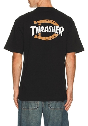Dickies x Thrasher Graphic Tee in Black - Black. Size M (also in L, S, XL/1X).