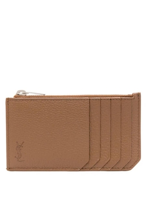 Saint Laurent Cassandre Leather Card Holder