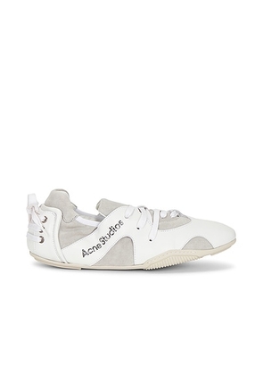 Acne Studios Bilaria Up Sneaker in White - White. Size 43 (also in 42, 45).