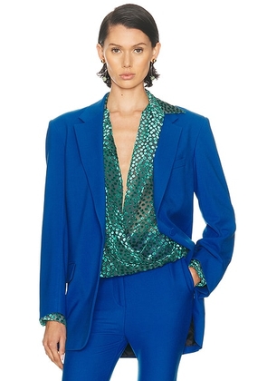Dries Van Noten Basti Jacket in Blue - Blue. Size XS (also in L, S).
