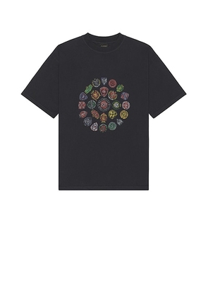 Balenciaga Medium Fit Tee in Faded Washed Black - Black. Size S (also in L, XL/1X).