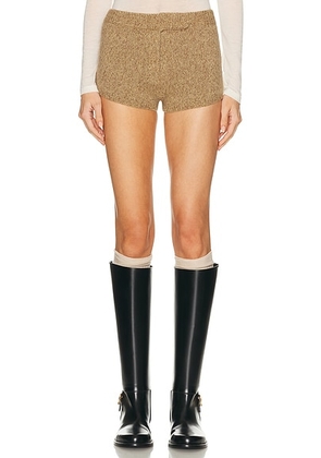 Aya Muse Vita Short in Desert Tan - Tan. Size M (also in S, L).