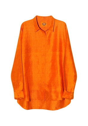 Coniglio Palm Beach Classic Relaxed Silk Button-Down Shirt - Moda Operandi