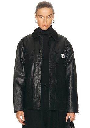 Carhartt WIP Dean Michigan Jacket in Black - Black. Size XS (also in S).