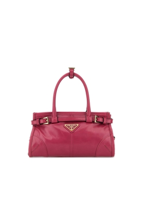 Fuchsia Leather Mini Prada Bonnie Handbag