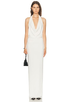 Eterne for FWRD Faretta Maxi Dress in Ivory - Ivory. Size M (also in L, S, XL, XS).