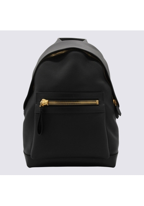 Tom Ford Black Leather Backpack