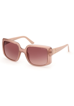 Guess Gradient Brown Square Ladies Sunglasses GU00098 57F 55