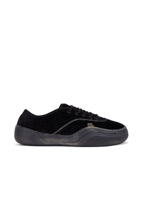 ERL Corduroy Coupe Sneakers in Dark Black - Black. Size 9 (also in 10).