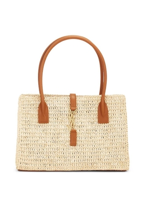 Saint Laurent Panier Raffia Tote Bag