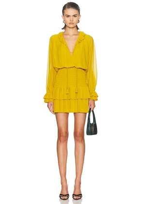 Alexis Sicily Dress in Saffron - Mustard. Size S (also in XS, L).