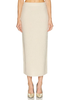 By Malene Birger Estille Skirt in Cream - Cream. Size L (also in XS, M).