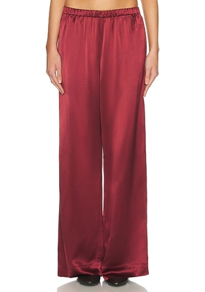 By Malene Birger Cabello Pant in Cabernet - Burgundy. Size 36 (also in 34, 38, 42).