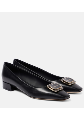 Ferragamo Venera 20 leather ballet flats