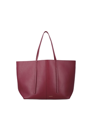 Abilla Leather Tote Bag By Malene Birger