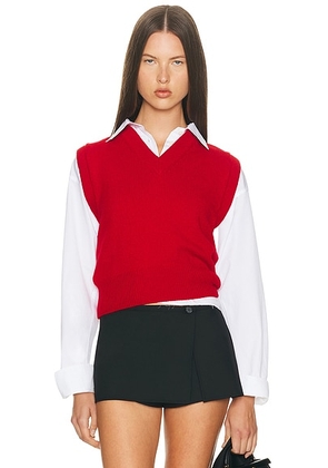 &Daughter Athea Tank in Ruby Red - Red. Size M (also in L).