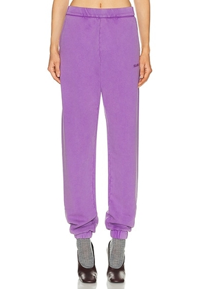 THE ATTICO Sweatpant in Purple - Purple. Size 38 (also in 36, 40, 42).