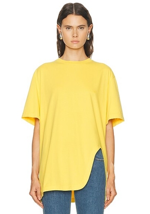THE ATTICO Oversized T-Shirt in Yellow - Yellow. Size 40 (also in 38, 42).