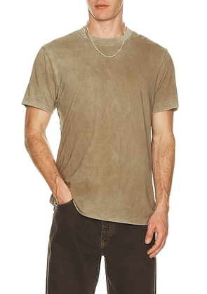 COTTON CITIZEN Classic Crew in Vintage Caper - Brown. Size M (also in S, L, XL/1X, XXL/2X).